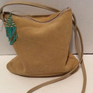 Suede Crossbody Bag